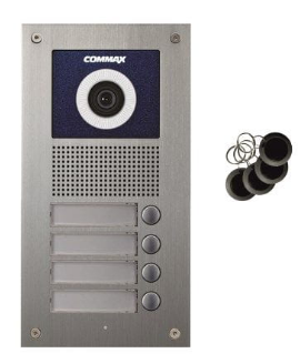 Kamera  dla czterech abonentów,, COMMAX DRC-4UC/RFID COMMAX